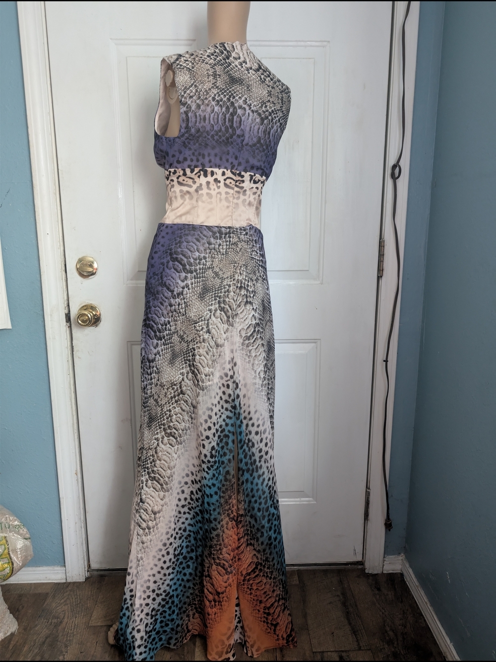 Marciano Multicolor Animal-Print Maxi Dress - Picture 6 of 8